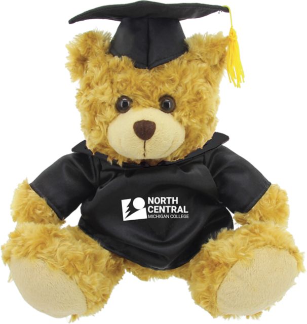North Central Michigan College 10'' Graduation Bear