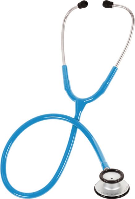 CLINICAL LITE STETHOSCOPE IN 2 PIECE BOX-NEON BLUE