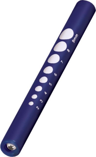 PUPIL GAUGE DISPOSABLE PENLIGHT-NAVY