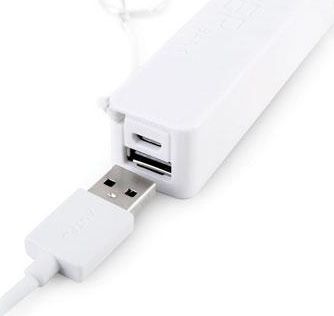 POWER BANK 2600 MAH WHITE