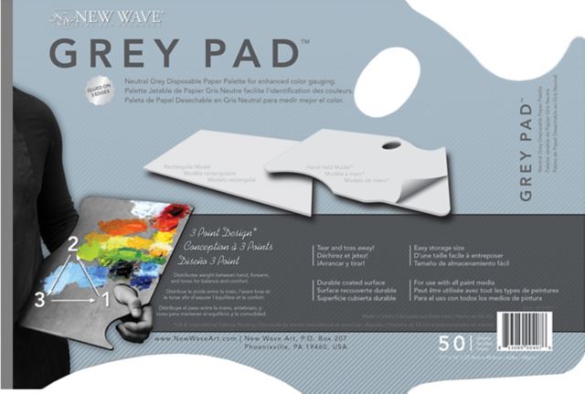 GREY PAPER PALETTE ERGONMIC 11X16