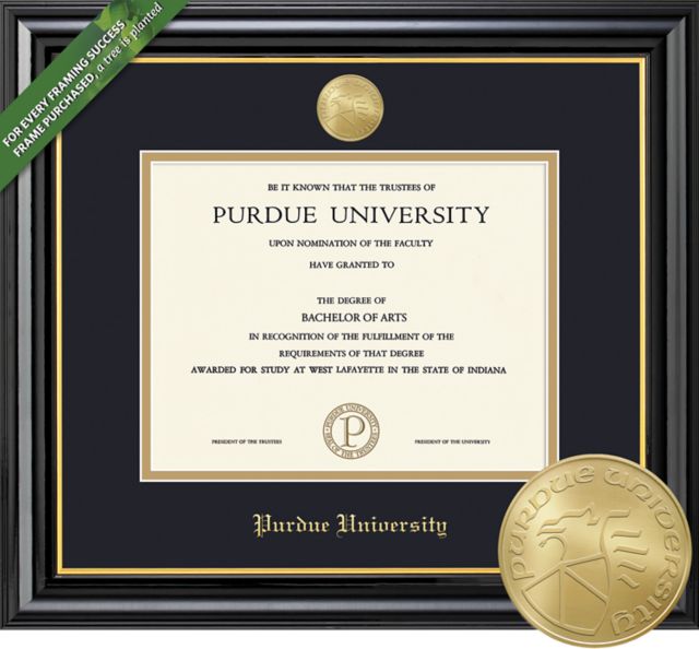 Purdue University Northwest 7" x 9" Diploma Frame