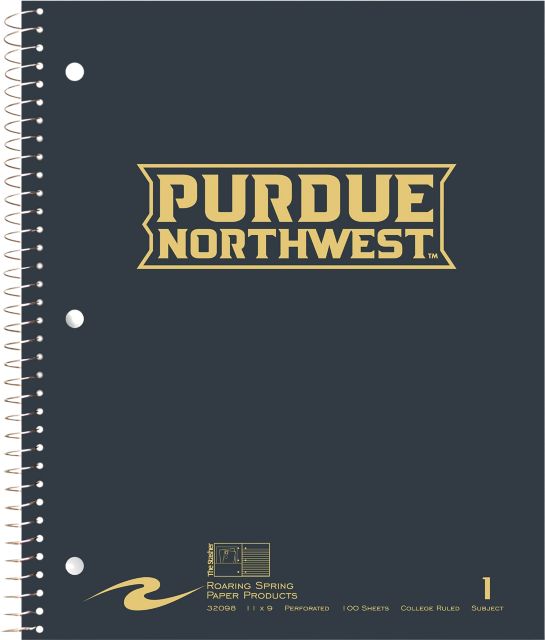 PURDUE UNIVERSITY NORTHWEST 1 Subject Notebook