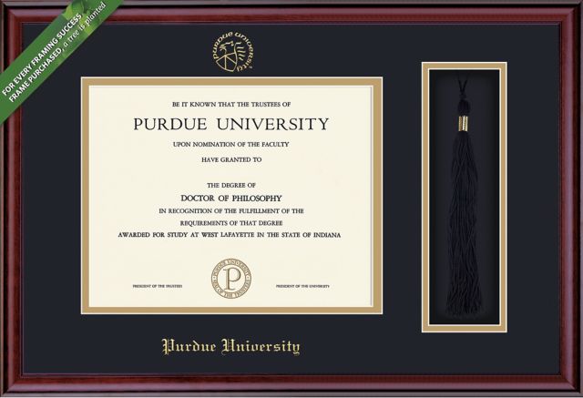 Purdue University Northwest 8.5'' x 11'' Classic Diploma Frame