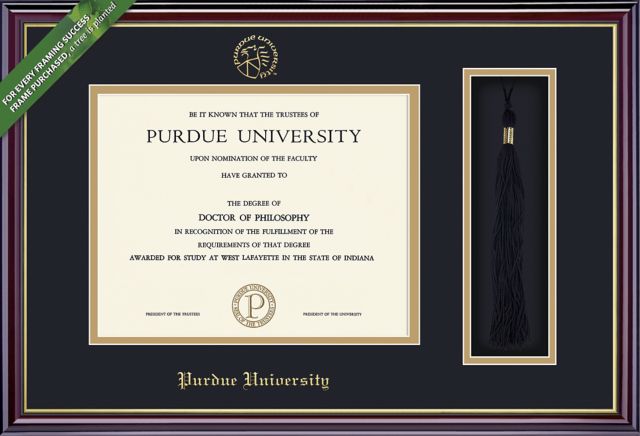 Purdue University Northwest 8.5'' x 11'' Windsor Diploma Frame
