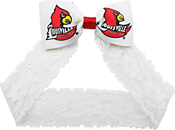 TutusByJessT Louisville Cardinals Headband or Hair Bow University of Louisville Baby Headband