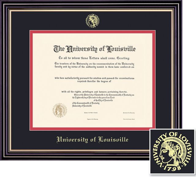 University of Louisville 14'' x 17'' Prestige Diploma Frame