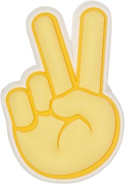 Peace sign sales jibbitz