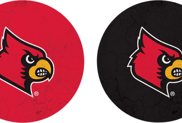 University of Louisville Cardinals Car Coasters - 2 Pack