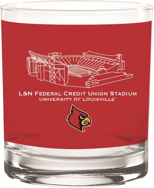 University of Louisville 14 oz. Stadium Glass