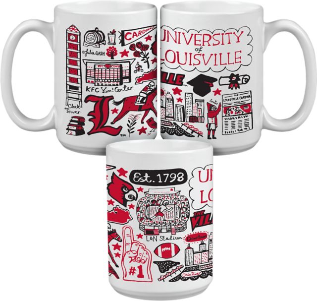 University of Louisville Julia Gash 15 oz. Mug