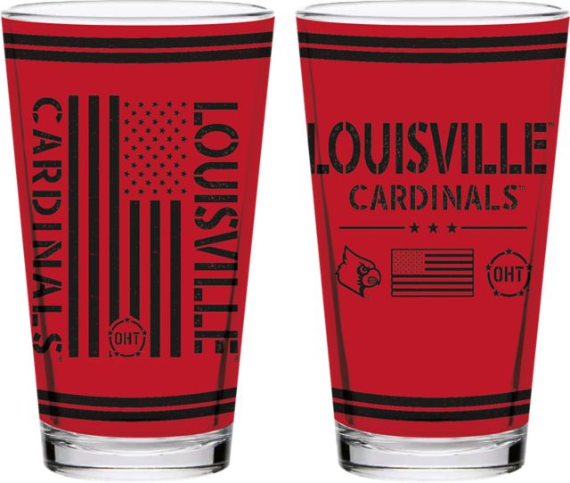University of Louisville Operation Hat Trick 16 oz. Pint Glass