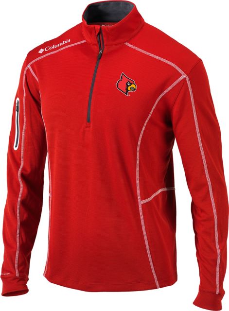 Men's Champion Red Louisville Cardinals Alumni Logo Pullover Hoodie Size: Small