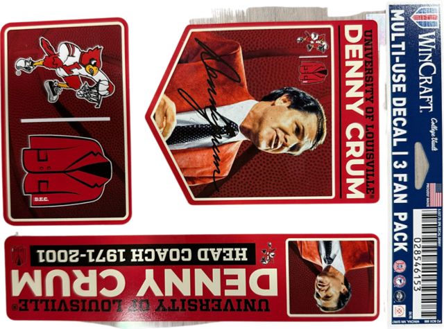 University of Louisville 5.5x7.75 3 Pack Decal