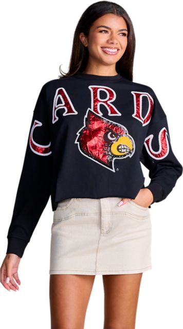 University of Louisville Cardinals Women's Crewneck Sweatshirt