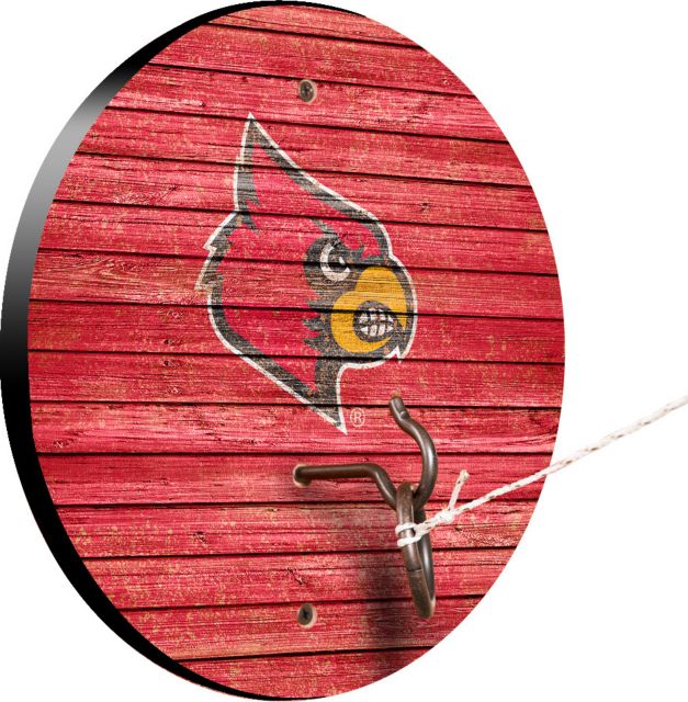 Louisville Cardinals Weathered Design Hook and Ring Game - ONLINE ONLY