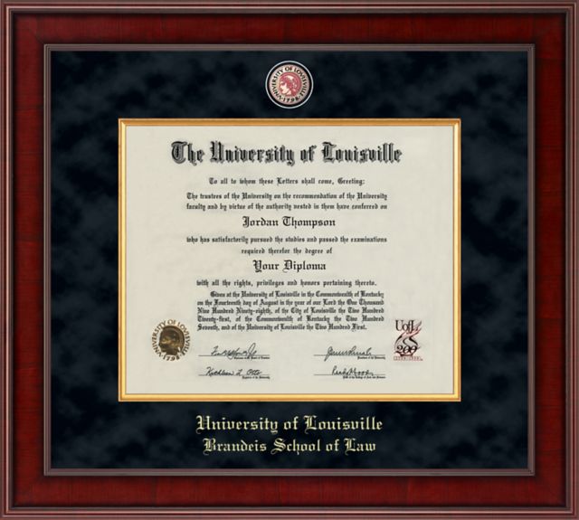 Church Hill Classics Presidential Diploma Frame. Brandeis School of Law - ONLINE ONLY