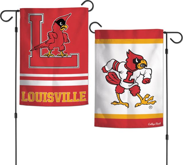 University Of Louisville 12''X18'' 2-Sided Garden Flag-Vault  - ONLINE ONLY