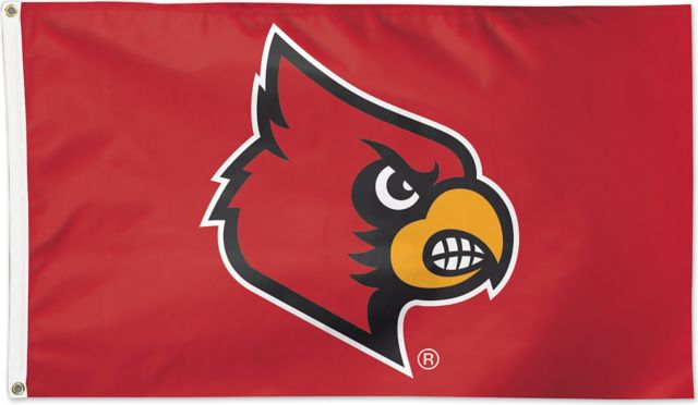 University Of Louisville 3'X5' Deluxe Flag  - ONLINE ONLY