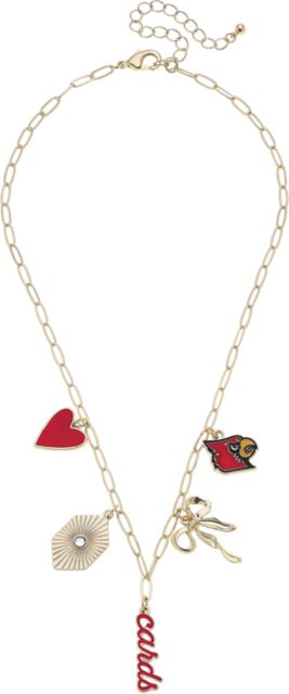 University of Louisville Women's Paper Clip Charm Collector's Necklace