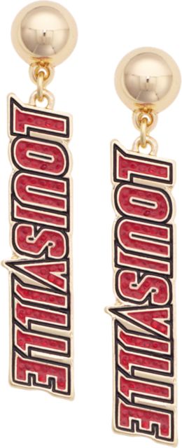 University of Louisville Pave Outline Earrings