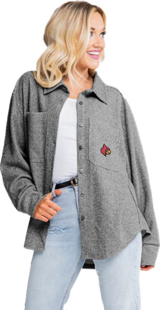 Louisville Cardinals UofL Columbia Sweater Womens Medium Long