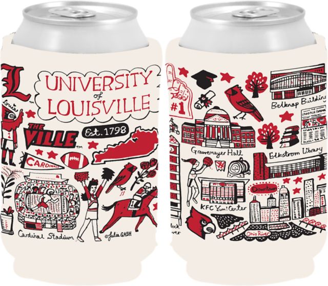 University of Louisville Julia Gash Can Coozie