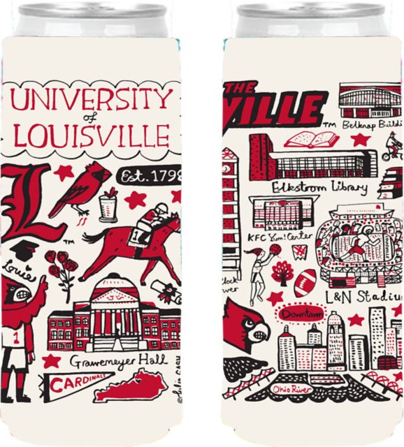 University of Louisville Slim Can Coozie