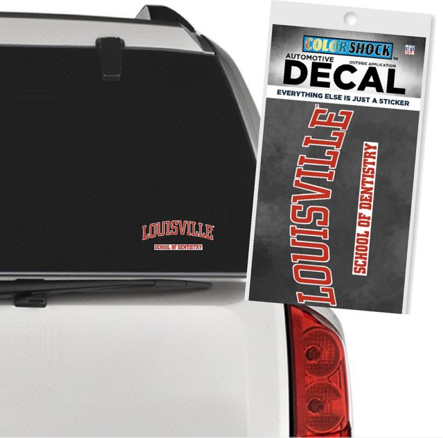 University of Louisville School of Dentistry Decal
