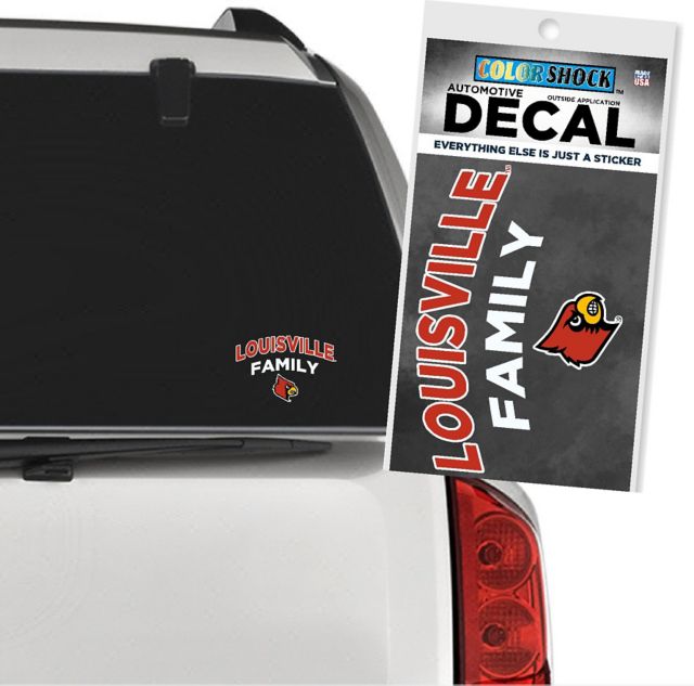 University of Louisville Family Decal