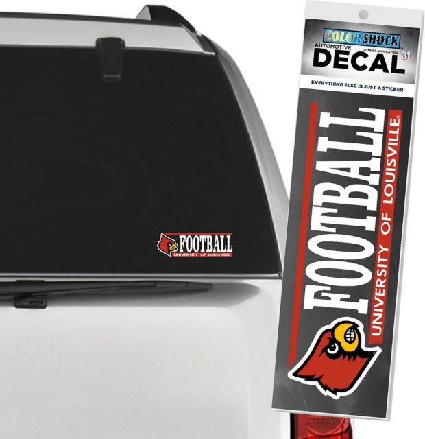 University of Louisville Cardinals Football Decal