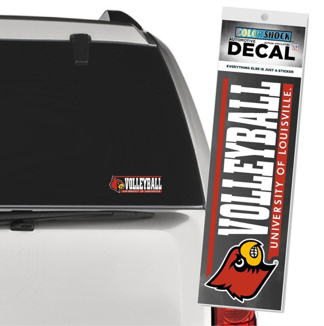 University of Louisville Cardinals Volleyball Decal