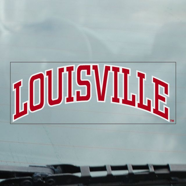 University of Louisville Cling Decal