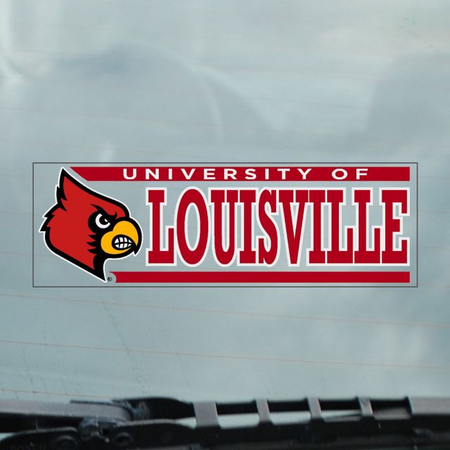 Louisville Cardinals Glitter Stickers - U of L Decals