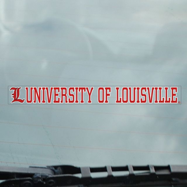 University of Louisville Strip Decal
