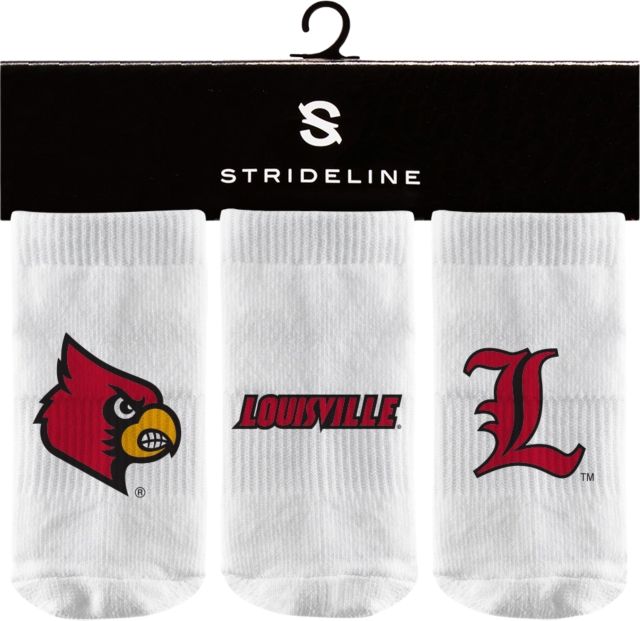 University of Louisville Socks, Louisville Cardinals Crew Socks