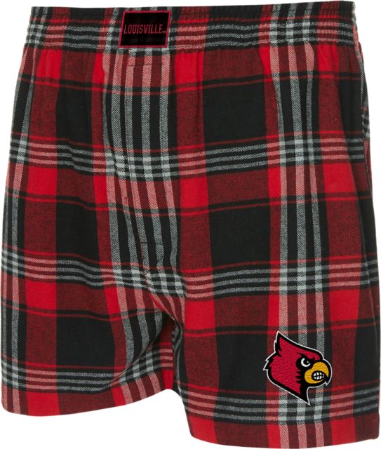 University of Louisville Cardinals Flannel Boxers