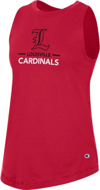 ZooZatz Women's University of Louisville Crop Muscle Tank Top