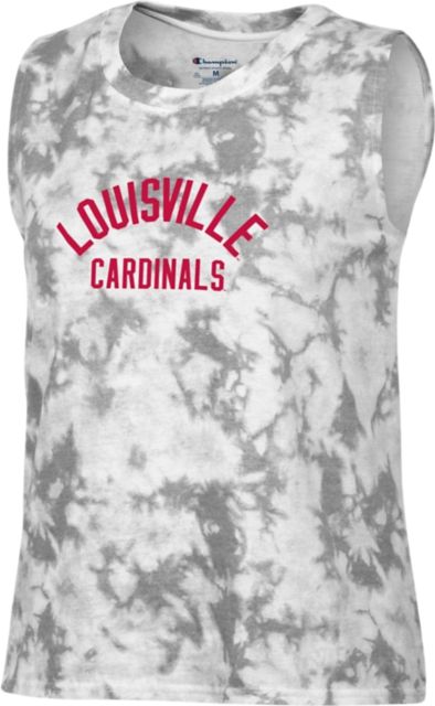 University of Louisville Cardinals Women's Crush Dye Tank | Champion | Stealth | Small