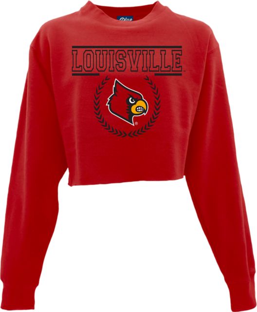 University of Louisville Cardinals Women's Cropped Crew: University of  Louisville