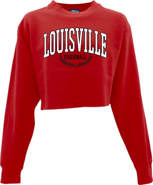 Louisville Champion Fleece Hoodie Field Hockey UL | Scarlet Red | Small