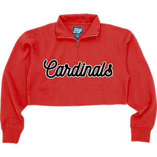 Men's Red Louisville Cardinals Team Primary Logo Pullover Hoodie