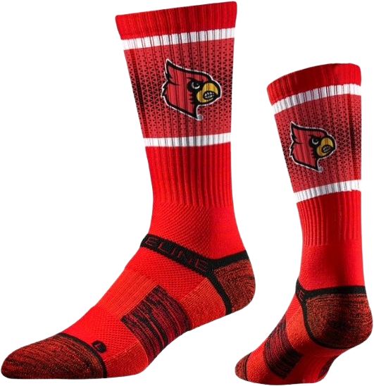 University of Louisville Crew Socks