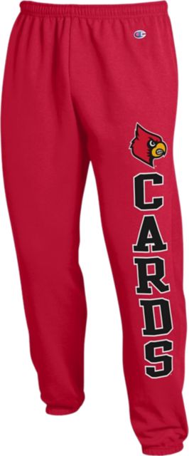 Men's Med Red Louisville Cardinals Joggers Sweatpants