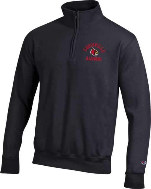 University of Louisville Cardinals Alumni 1/4 Zip Powerblend Jacket