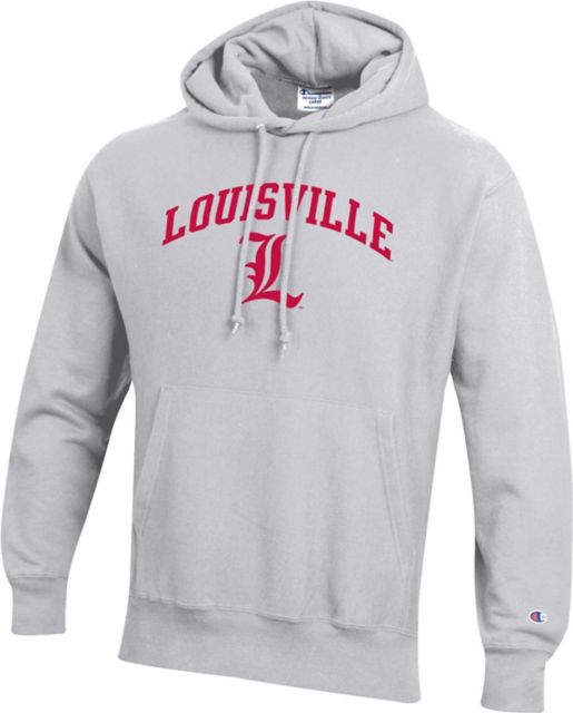 University of Louisville Reverse Weave Hooded Sweatshirt