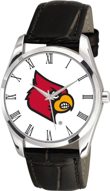 University of Louisville 36mm Men's Leather Watch