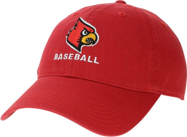 The Game Men's Louisville Cardinals Garment Washed Twill Trucker Snapback Cap - Red