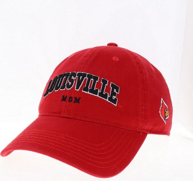 Source Unknown, Accessories, Euc Mens University Of Louisville Cardinals  Cap Hat Red Black Adjustable