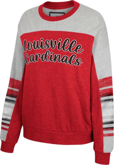 Adidas University Of Louisville Cardinals Crewneck Sweatshirt Men